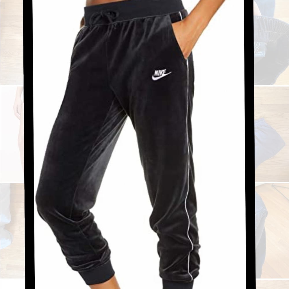 LIKE NEW RARE Nike velvet jogger sweatpants